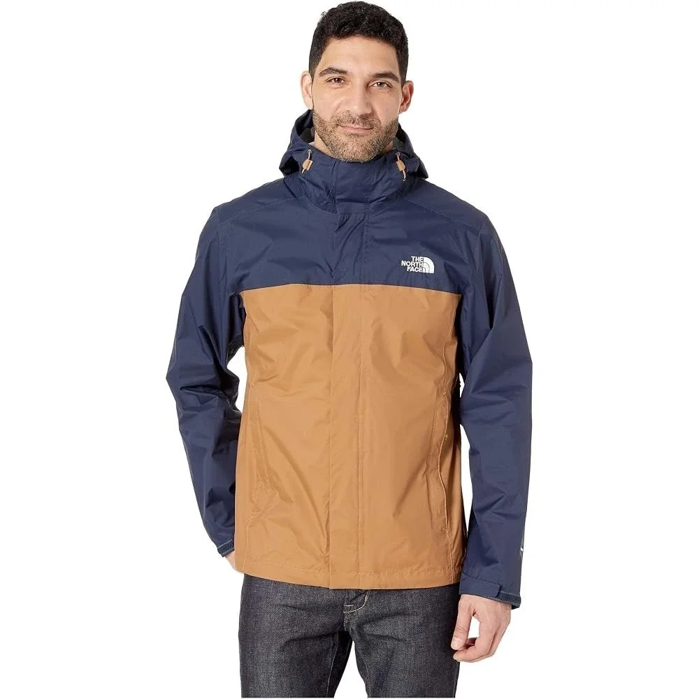 The North Face Venture 2 Rain Jacket Mens Small Navy Blue Timber DryVent Hooded